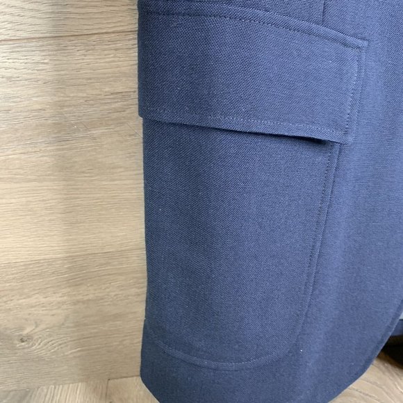 Linett Ltd. Cullwell & Son, Mens 2 Button Blazer Pockets Navy Size M - Picture 4 of 10